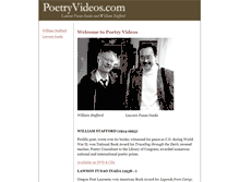 Tablet Screenshot of poetryvideos.com